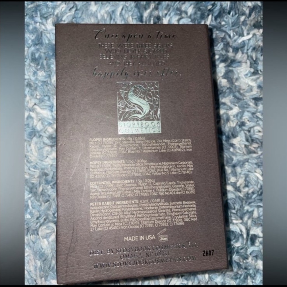 Storybook Cosmetics The Tale of Peter Rabbit Book Makeup NWT - Picture 5 of 6